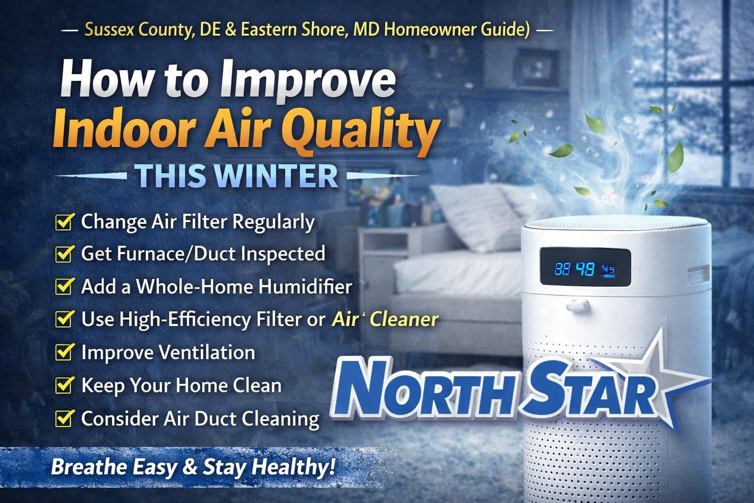 How to Improve Indoor Air Quality This Winter